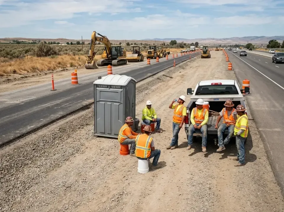 highway-road-construction-crew-007 — frequently asked questions, Porta Potty and Restroom Rentals in Sun Valley, NV